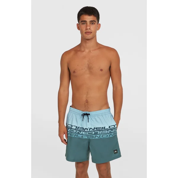 Short de bain Cali Stripe 16 | Blue Upside Down