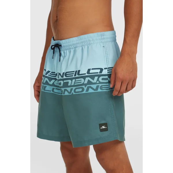 Short de bain Cali Stripe 16 | Blue Upside Down