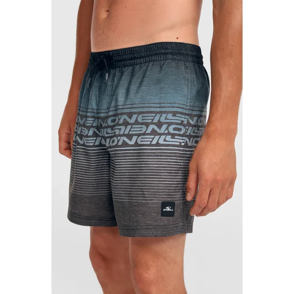Short de bain Logo Stripe 16'' | Black Out Heritage O'Neill Stripe