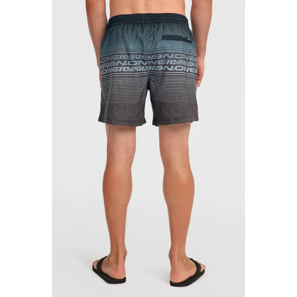 Short de bain Logo Stripe 16'' | Black Out Heritage O'Neill Stripe