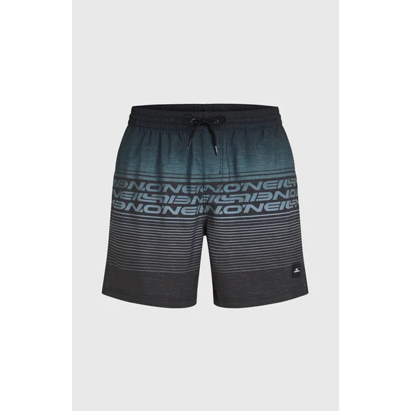 Short de bain Logo Stripe 16'' | Black Out Heritage O'Neill Stripe