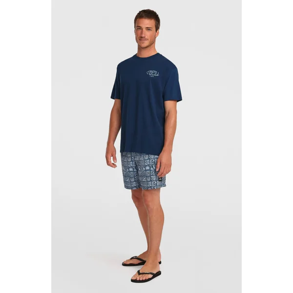 Short de bain O'Neill Print 16 | Dark Blue Bricks