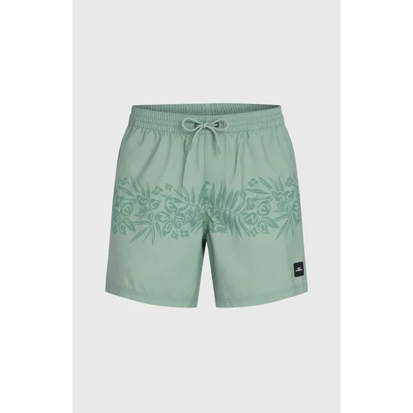 Short de bain O'Neill Uni Flower 16'' | Green Tropical Stripe