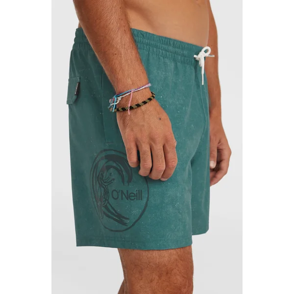 Short de bain O'Riginals Cali Ocean 16'' | Green Originals Acid Wash