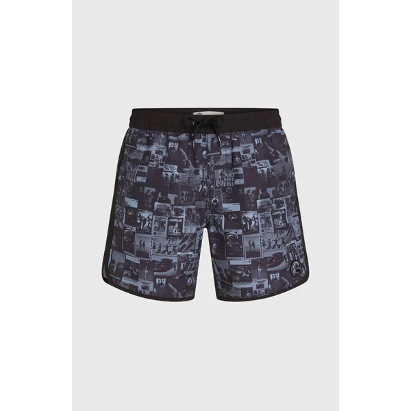 Short de bain O'Riginals Scallop 16 | Black Out Heritage AOP