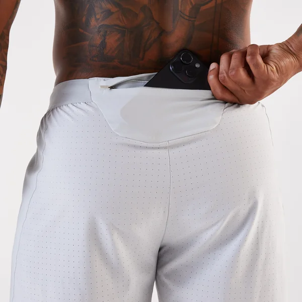 Short de running Homme - KIPRUN Run 500 Confort gris