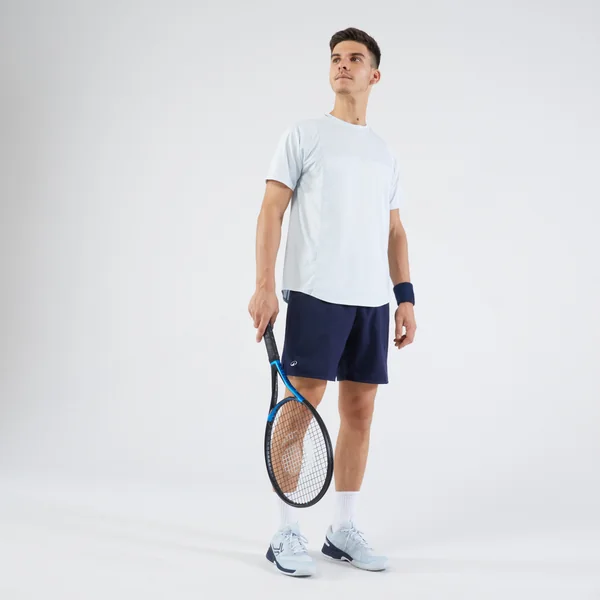 Short de tennis homme - artengo essential+ bleu marine