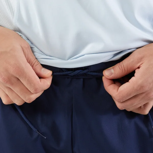 Short de tennis homme - essential+ court bleu marine