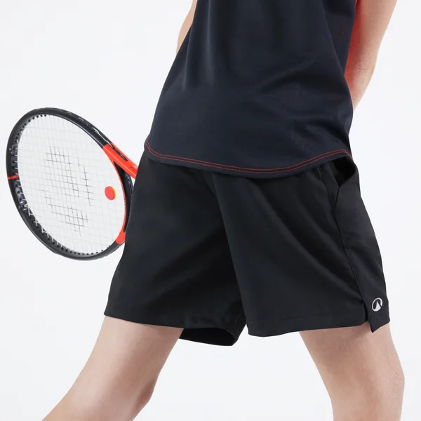 Short de tennis Junior - TSH dry noir