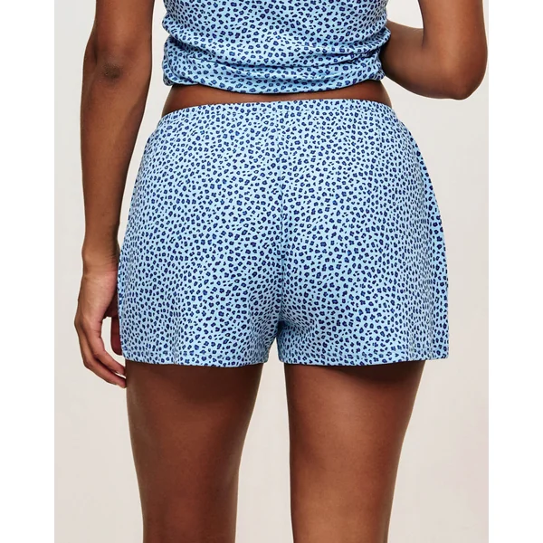 Short en jersey côtelé