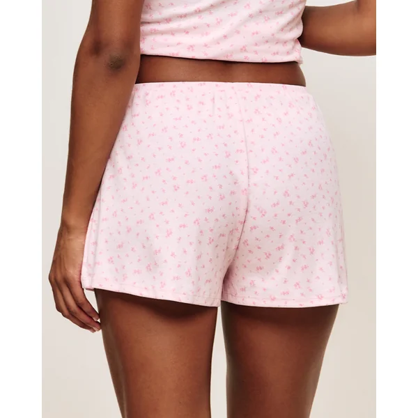 Short en jersey côtelé
