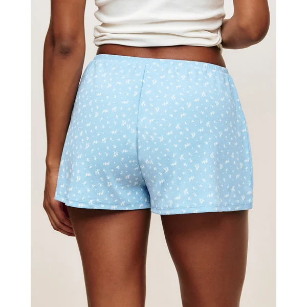 Short en jersey côtelé