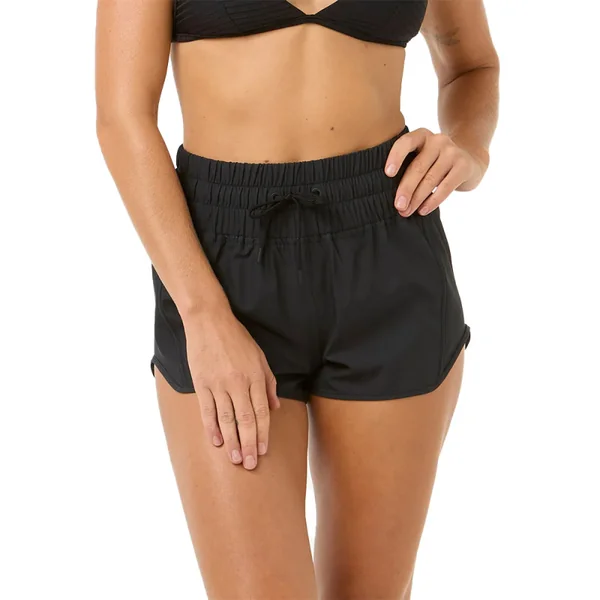 Short femme rip curl high waist retro volley noir