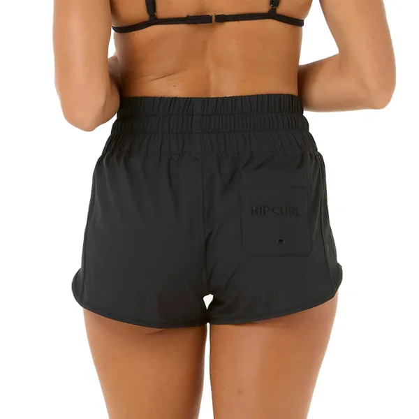 Short femme rip curl high waist retro volley noir