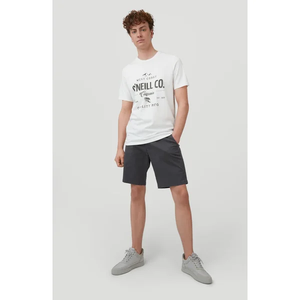 Short Friday Night Chino | Asphalt - A