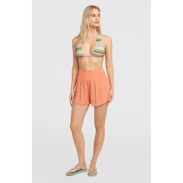Short Johnny Smocked Waist | Funky Peach