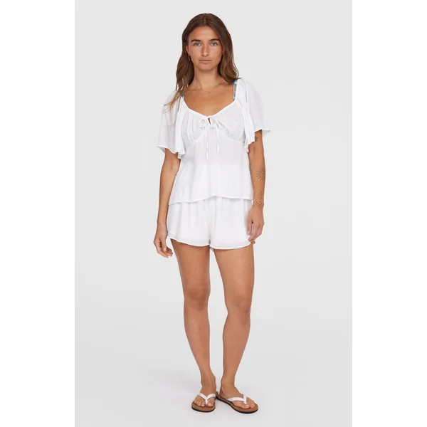 Short Johnny Smocked Waist | Snow White