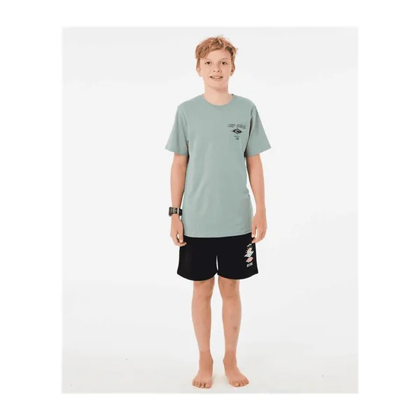 Short junior RIPCURL Search Icon Fleece Short -Boy Black