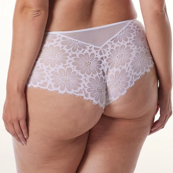 Shorty blanc à motif marguerite Brigitte Bardot