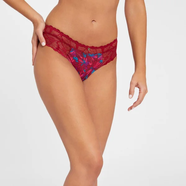 Shorty bordeaux Alma rouge Morgan Lingerie