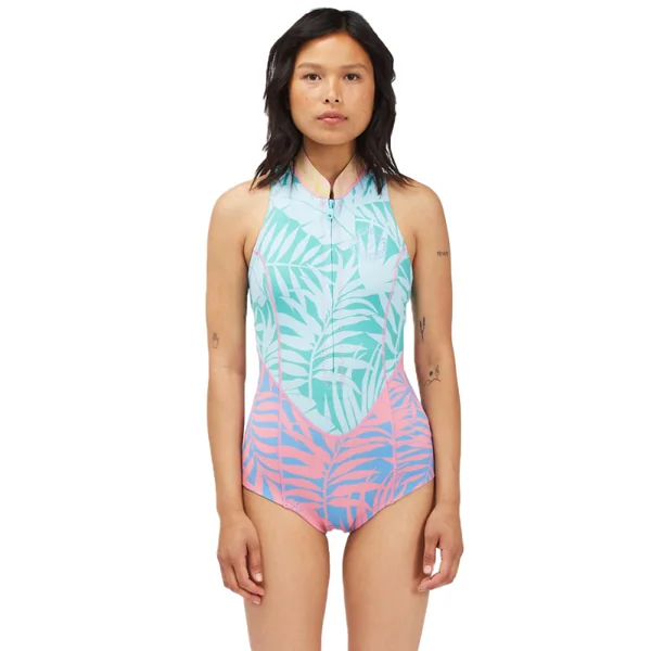 Shorty femme billabong salty dayz 1mm sans manches rose