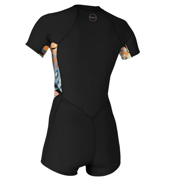 SHORTY FEMME O'NEILL BAHIA 2/1 FRONTZIP DEMIFLOR