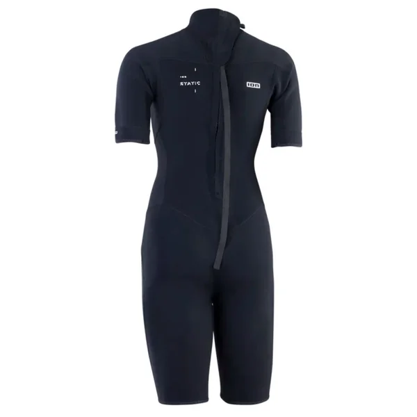 Shorty neoprene femme ion static 2-2 ss backzip noir