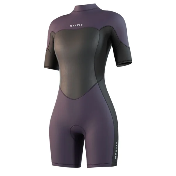 Shorty neoprene femme mystic brand flatlock ss 3-2 backzip 2026 violet