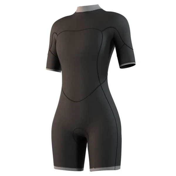 Shorty neoprene femme mystic brand flatlock ss 3-2 backzip 2026 violet
