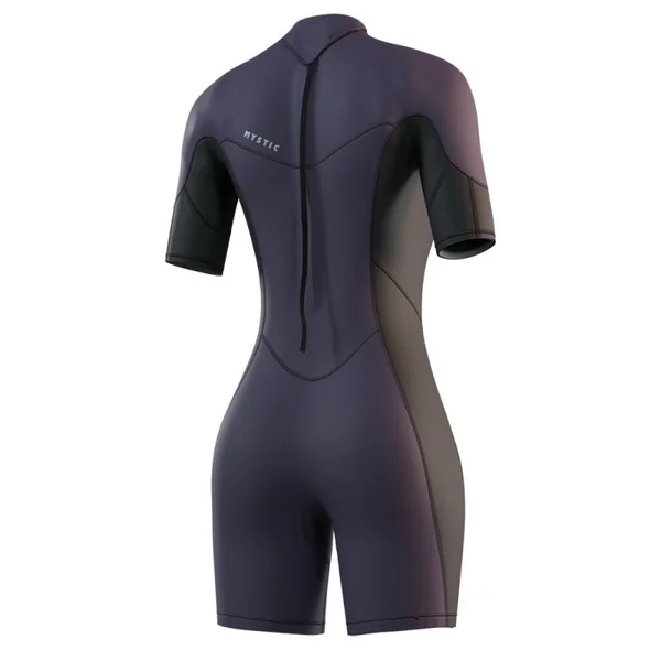 Shorty neoprene femme mystic brand flatlock ss 3-2 backzip 2026 violet