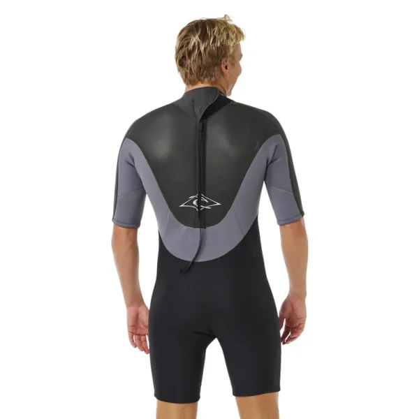 Shorty Néoprene RIP CURL OMEGA 2/2mm Back Zip Gris