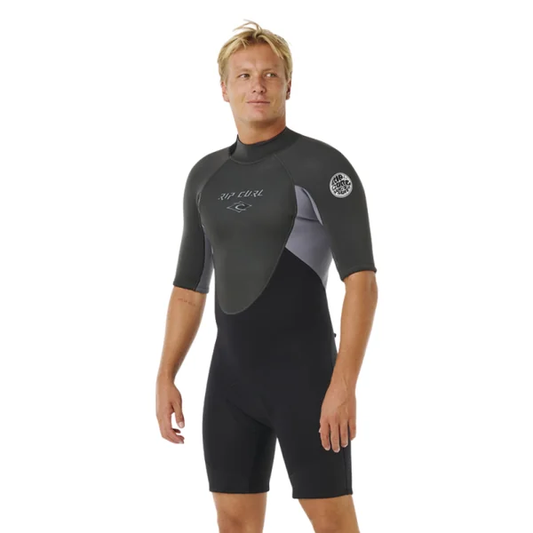 Shorty Néoprene RIP CURL OMEGA 2/2mm Back Zip Gris