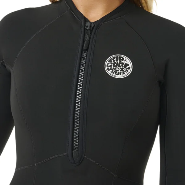 Shorty Néoprène Femme RIP CURL G-BOMB LS 1.5mm Full Spring Front Zip