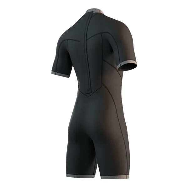 Shorty Néoprène MYSTIC BRAND Flatlock 3/2 SS Back Zip Olive