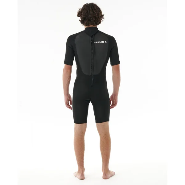 Shorty Néoprène RIP CURL OMEGA 2/2 SS Back Zip Noir