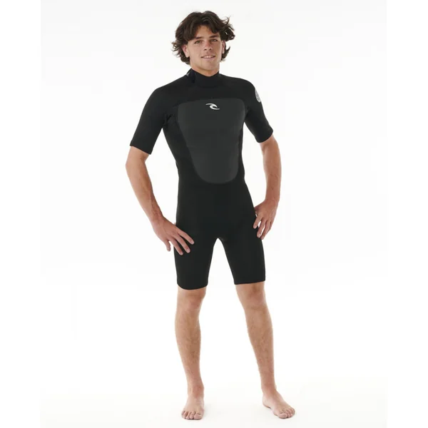 Shorty Néoprène RIP CURL OMEGA 2/2 SS Back Zip Noir