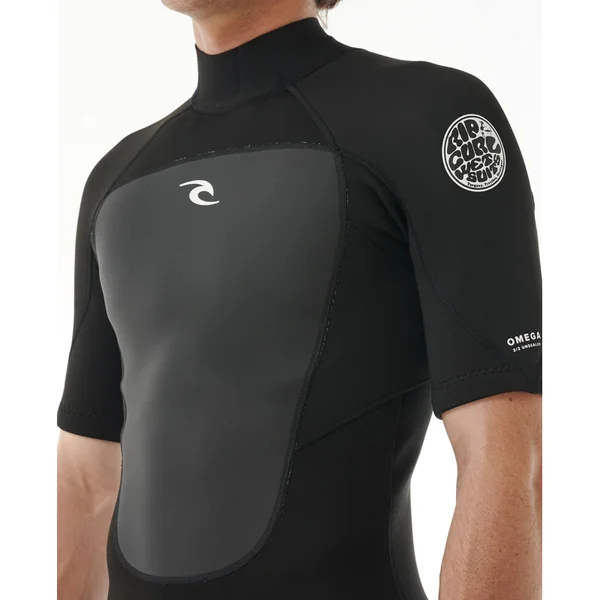 Shorty Néoprène RIP CURL OMEGA 2/2 SS Back Zip Noir