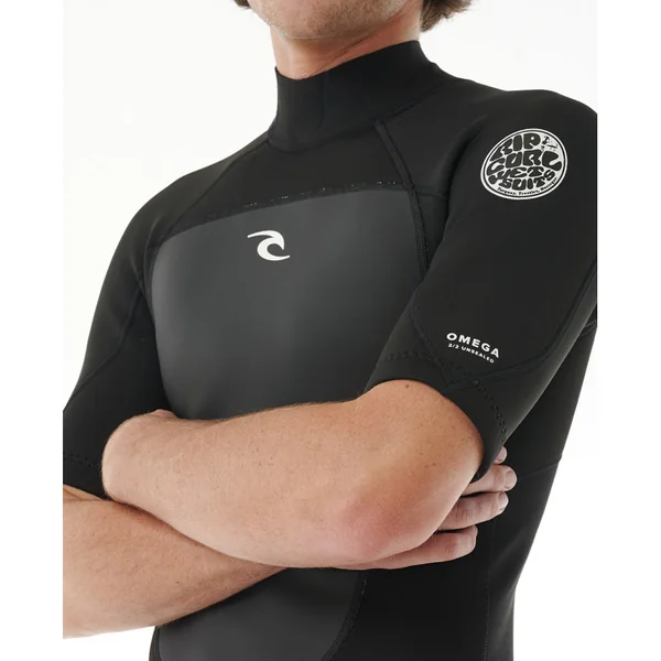 Shorty Néoprène RIP CURL OMEGA 2/2 SS Back Zip Noir