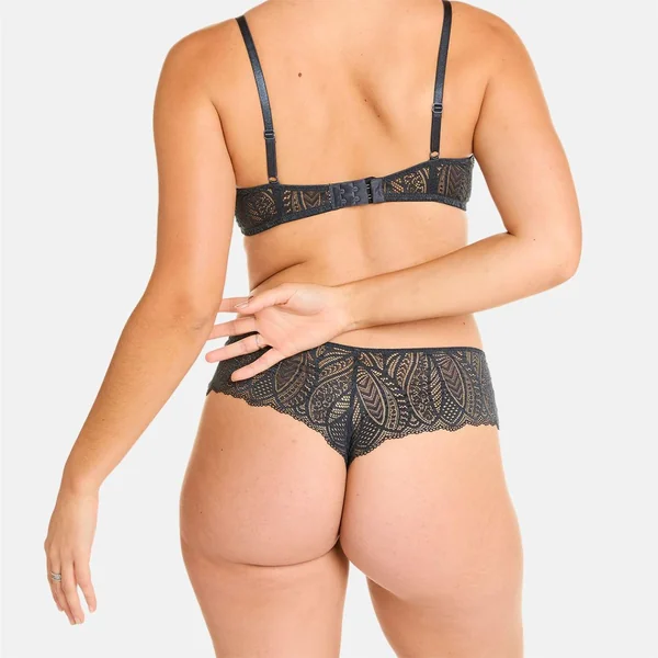 Shorty tanga gris Abeille Pomm Poire