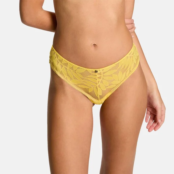 Shorty Tanga jaune Lina Morgan Lingerie