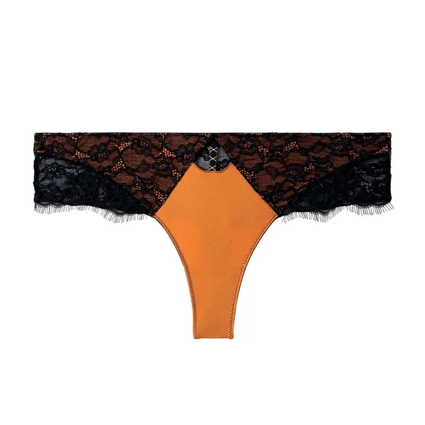 Shorty tanga noir/jaune Tsunami Pomm Poire