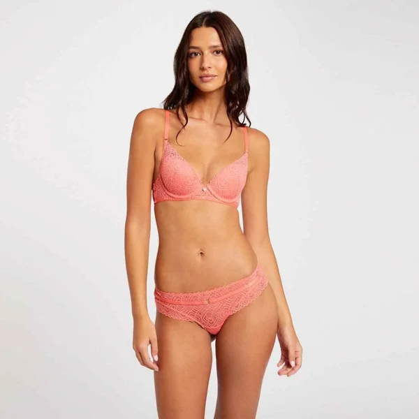 Shorty tanga rose Gwen Morgan Lingerie