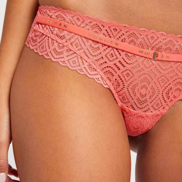 Shorty tanga rose Gwen Morgan Lingerie