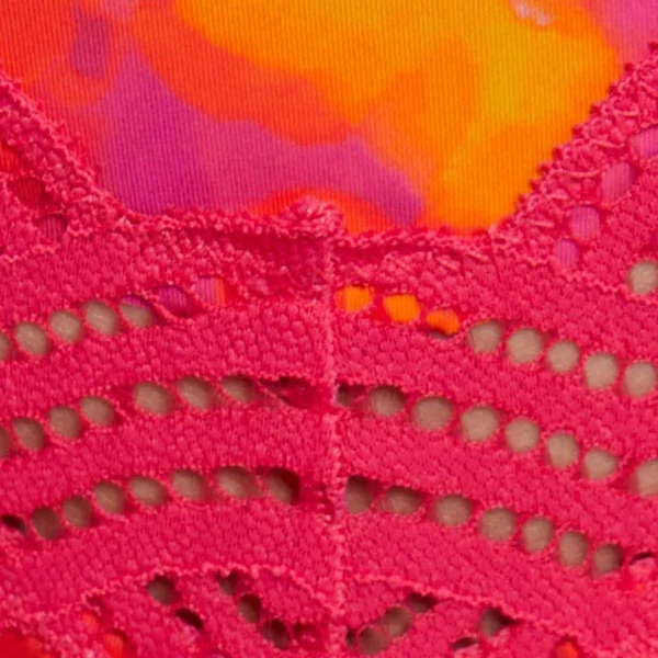 Shorty tanga rose Thaïs Morgan Lingerie