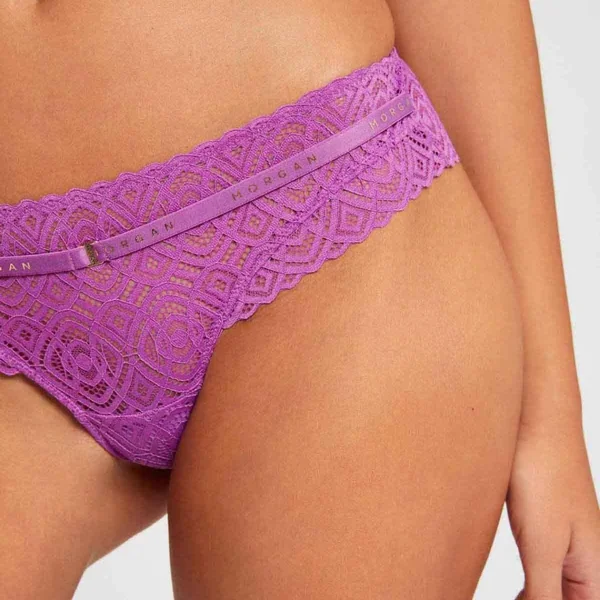 Shorty tanga violet Gwen Morgan Lingerie