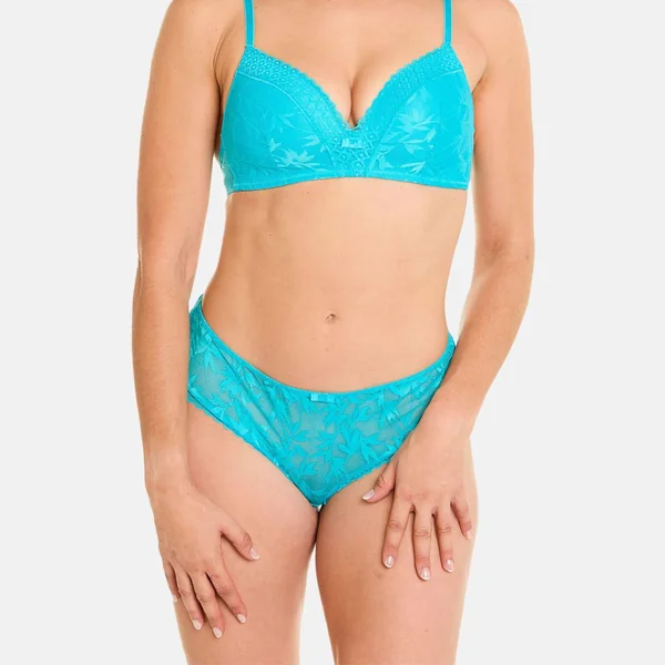 Shorty turquoise Savane bleu Pomm Poire