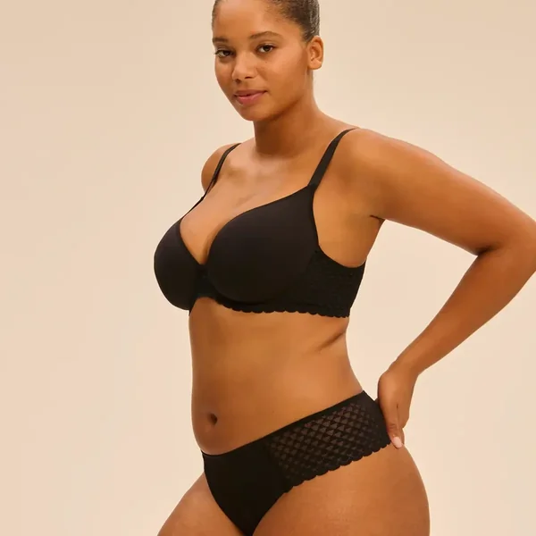 Shorty échancré Noir Simone Pérèle