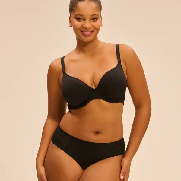 Shorty échancré Noir Simone Pérèle