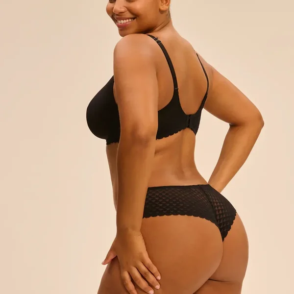 Shorty échancré Noir Simone Pérèle