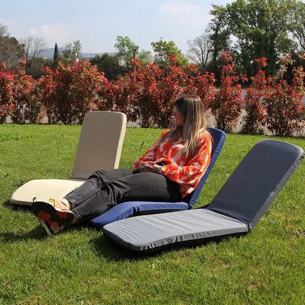 Siege inclinable long kactus autoportant gris